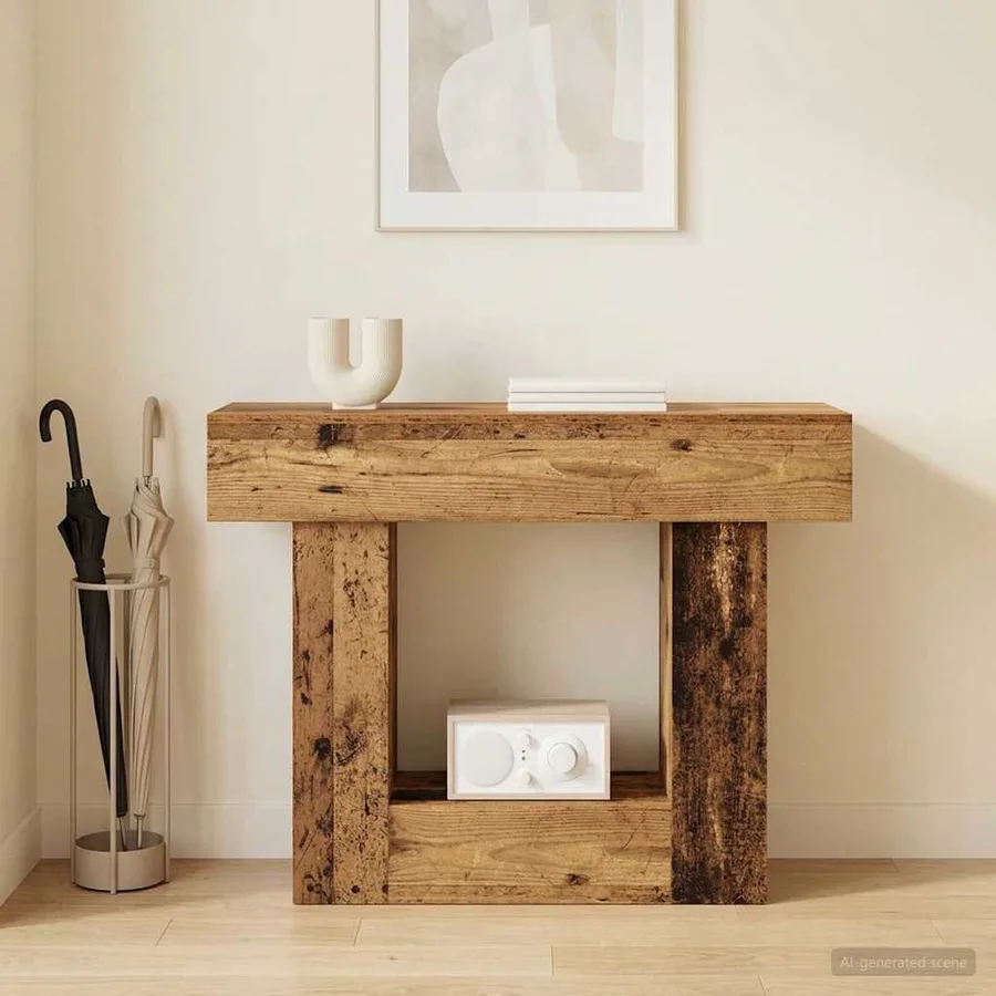 Bois ancien 101 x 30 x 74 cm - 4