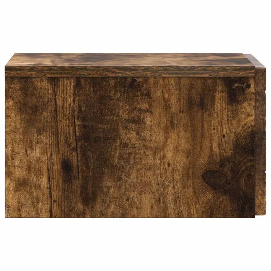 Table d'appoint murale Chêne fumé 34,5 x 33 x 20 cm - 5