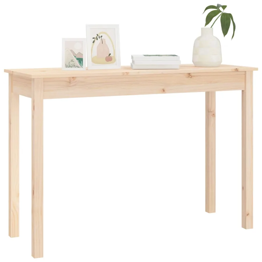 Table console 110x40x75 cm Bois massif de pin - 4