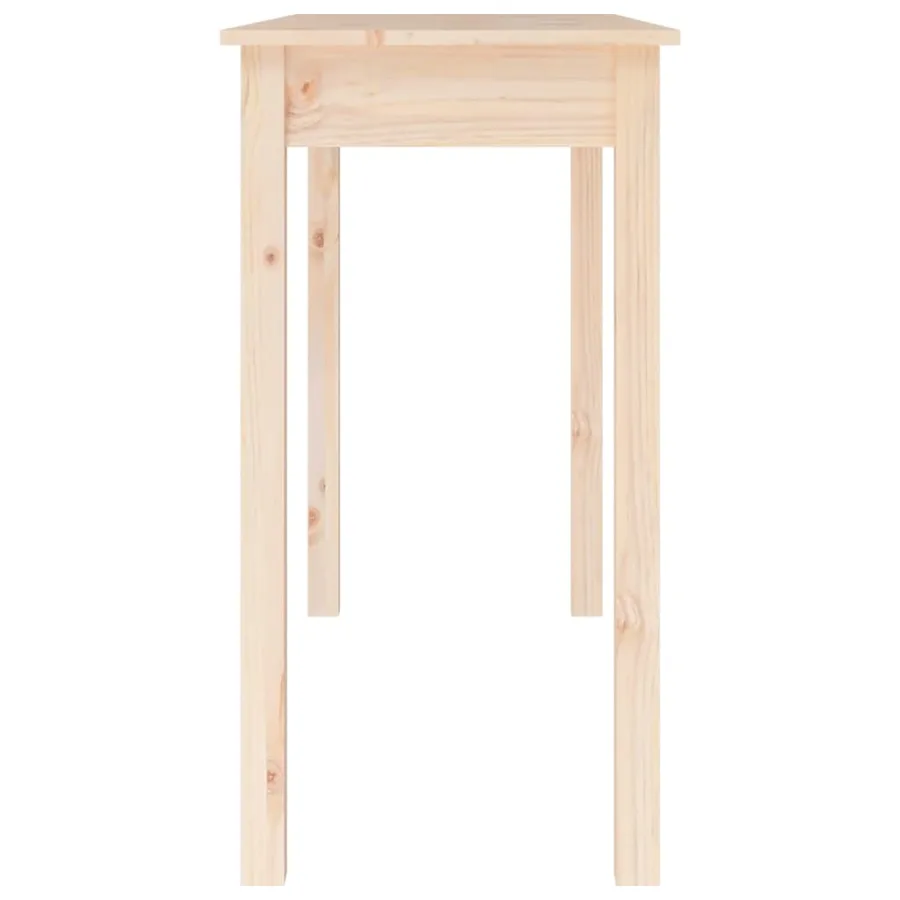 Table console 110x40x75 cm Bois massif de pin - 6