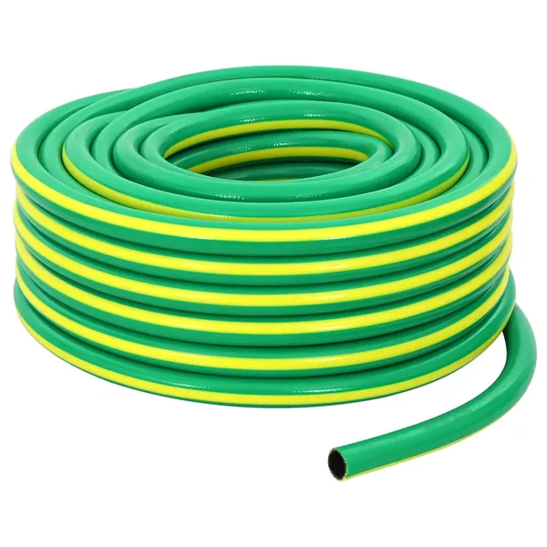 Tuyau de jardin 5 couches Vert et jaune 3 / 4'' 10 m PVC