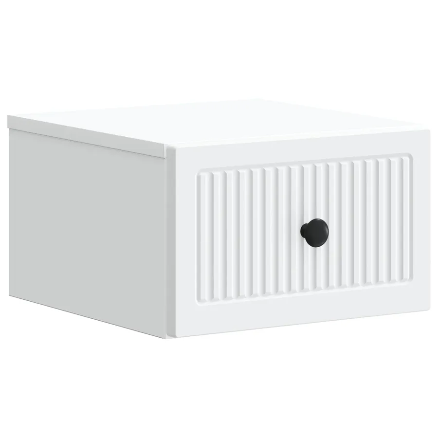 Cabinet de chevet mural 2 pcs Blanc 33 x 34,5 x 20 cm - 5
