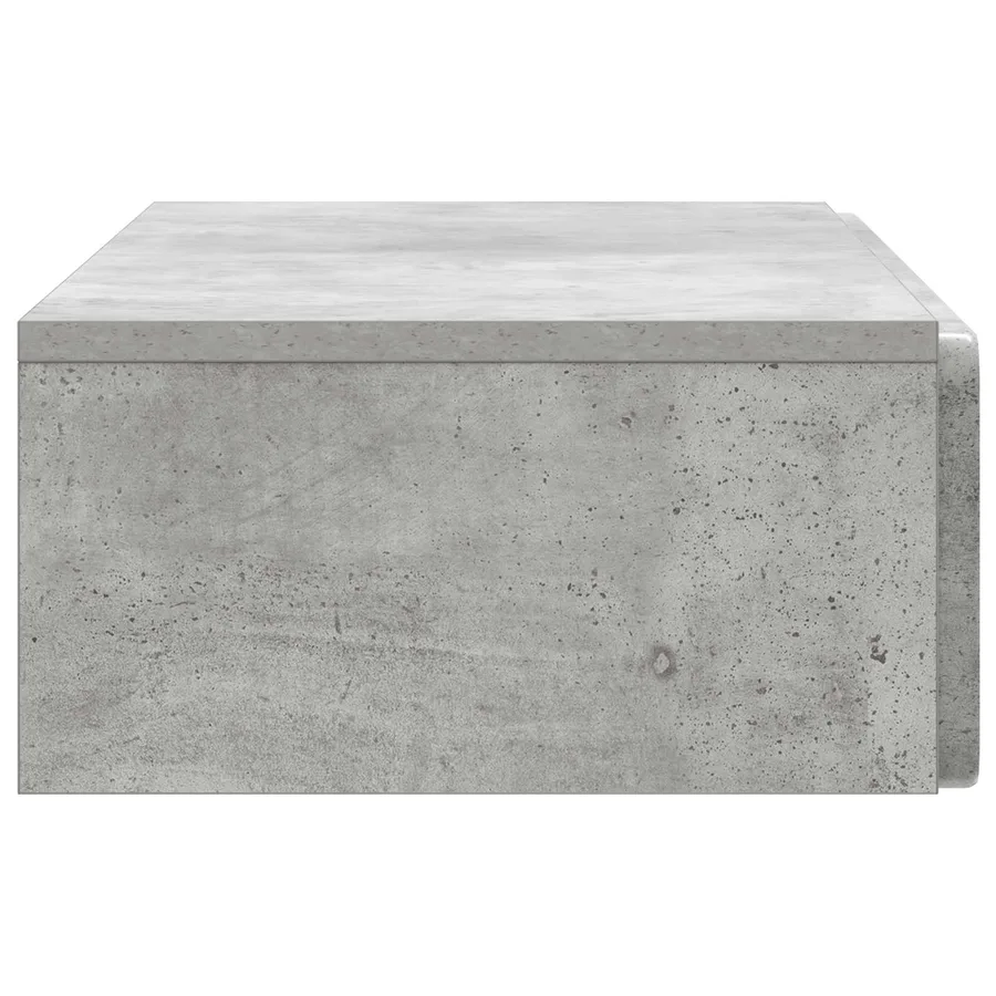 Table d'appoint murale Gris béton 87,5 x 34,5 x 17 cm - 6