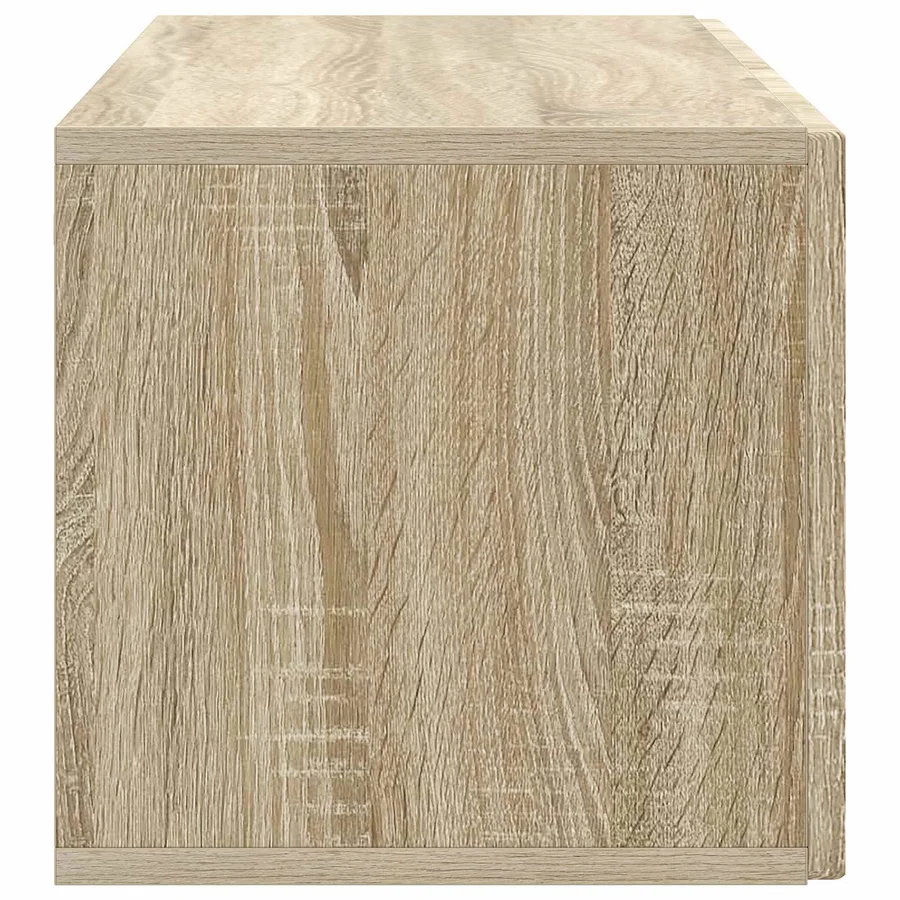 Meuble TV mural Chêne Sonoma 98 x 31 x 30 cm Bois d'ingénierie - 7