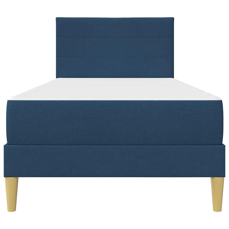 Cadre de lit Bleu 100 x 200 cm Polyester - 6