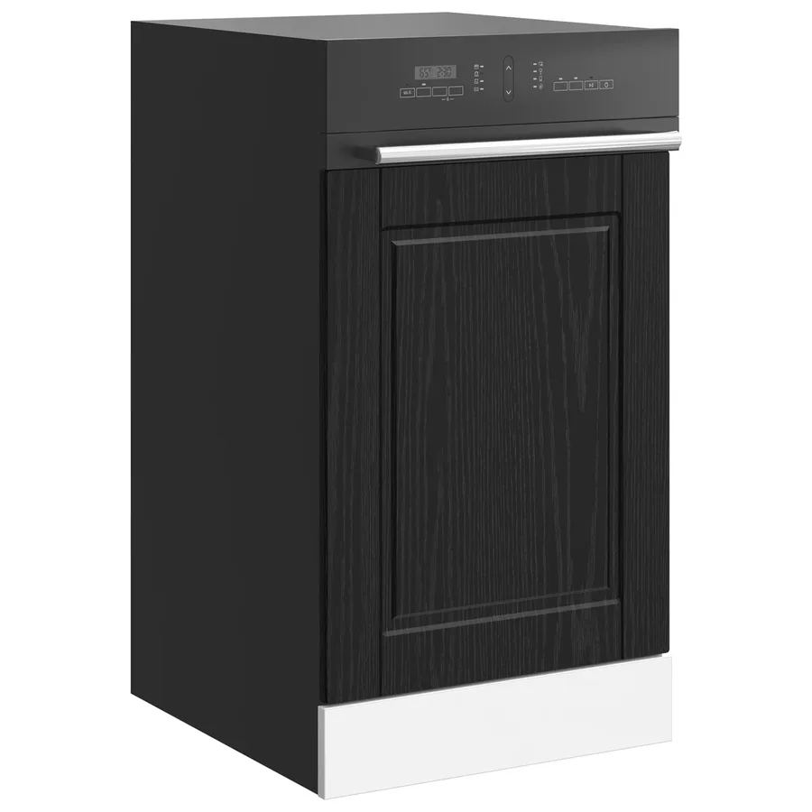Panneau de lave-vaisselle PORTO Chêne noir 45 x 1,5 x 57 cm - 3