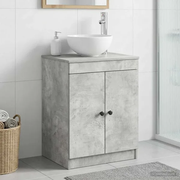 Armoire de salle de bain Gris béton 54 x 41 x 70 cm