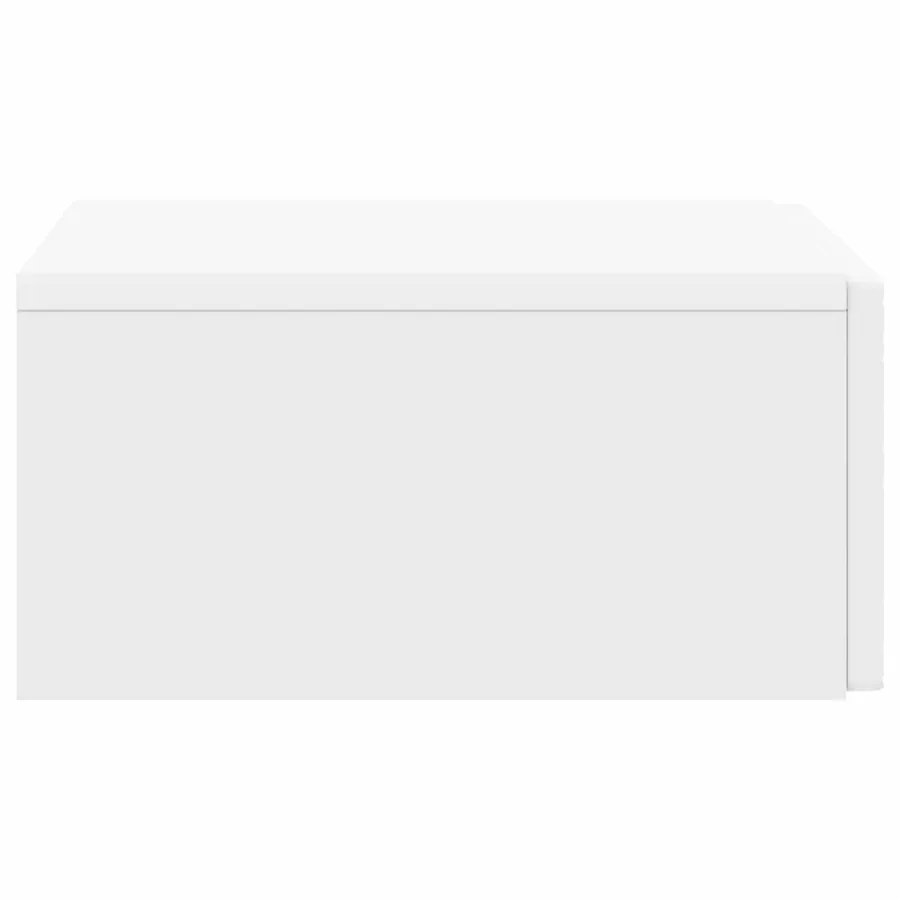 Table d'appoint murale Blanc 59 x 34,5 x 17 cm - 5