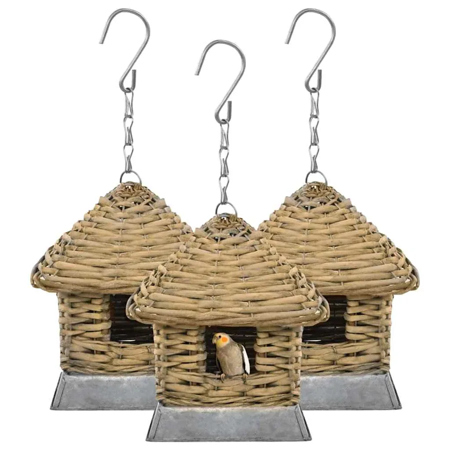 Nichoir 3 pcs Osier