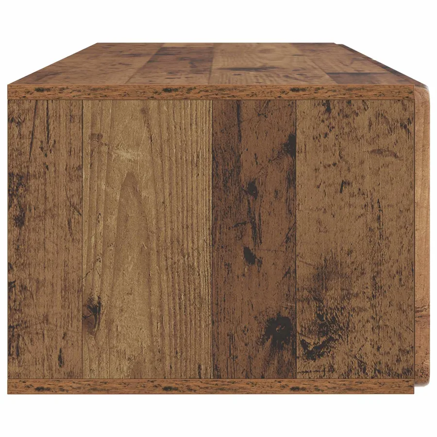 Meuble TV mural 98 x 41 x 30 cm Bois ancien Bois d'ingénierie - 7