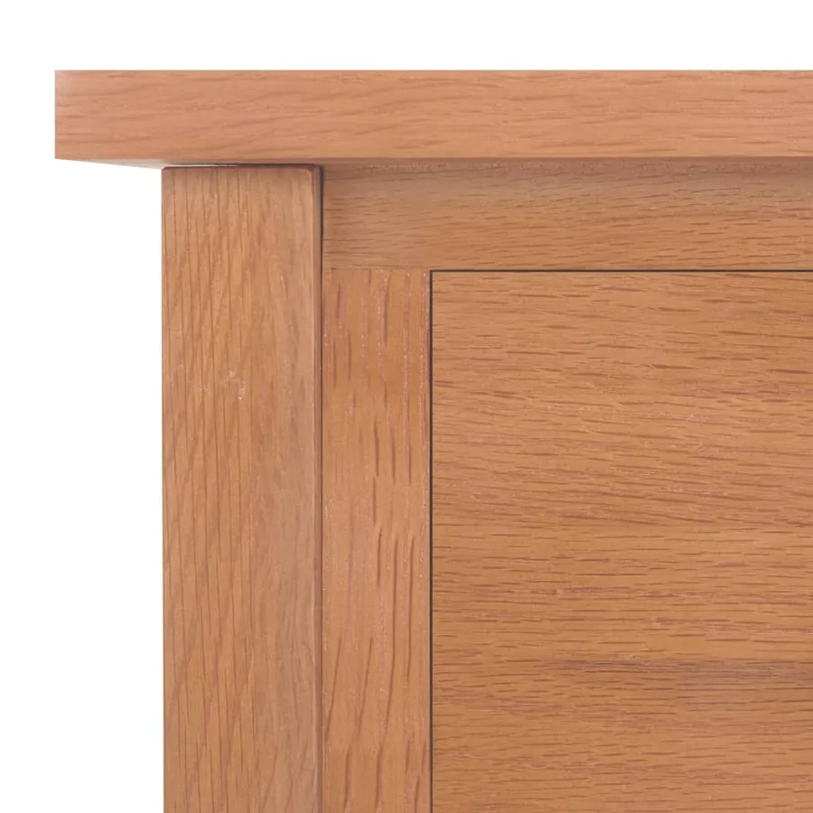 Table à revues avec tiroir 35x27x55 cm Bois de chêne solide - 8