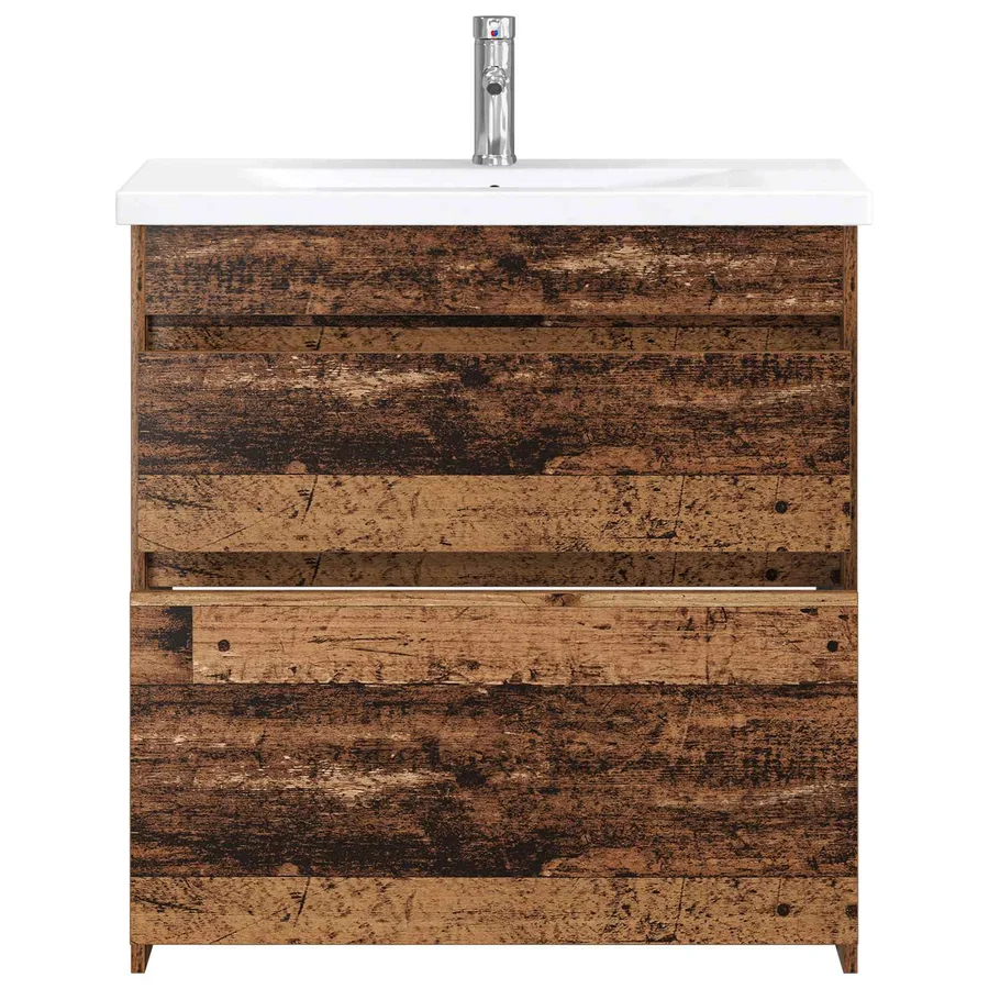 Ensemble de mobilier de salle de bain Bois ancien - 3