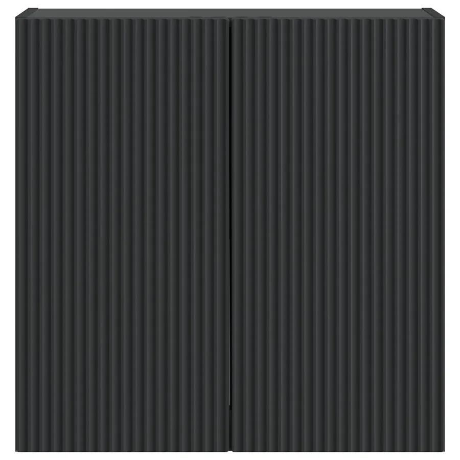 Armoire Murale Noir 59 x 31 x 60 cm Bois d'ingénierie - 4