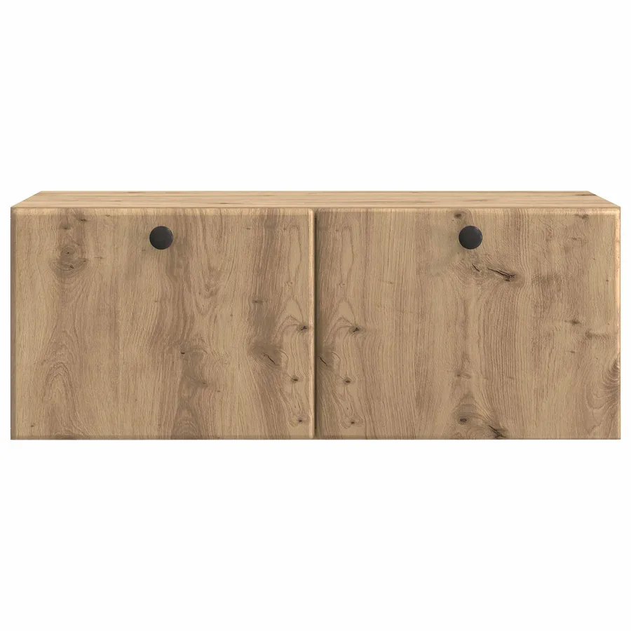 Meuble TV mural 78,5 x 31 x 30 cm Chêne artisanal - 6