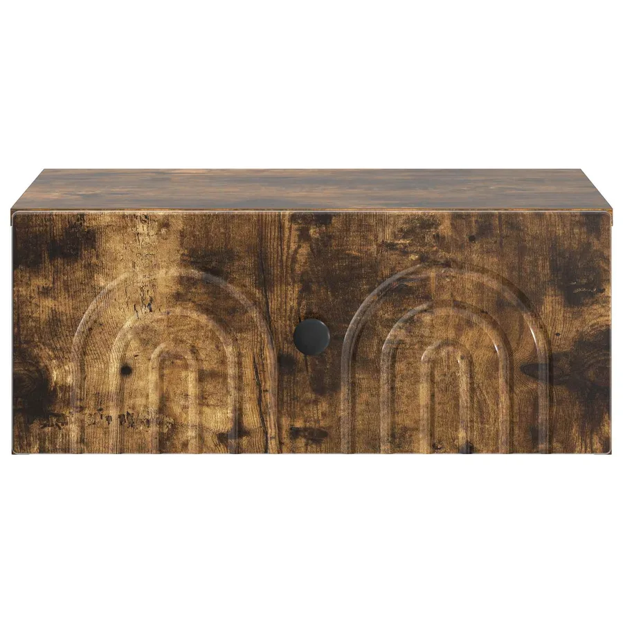 Cabinet de chevet mural Chêne fumé 49 x 34,5 x 20 cm - 5