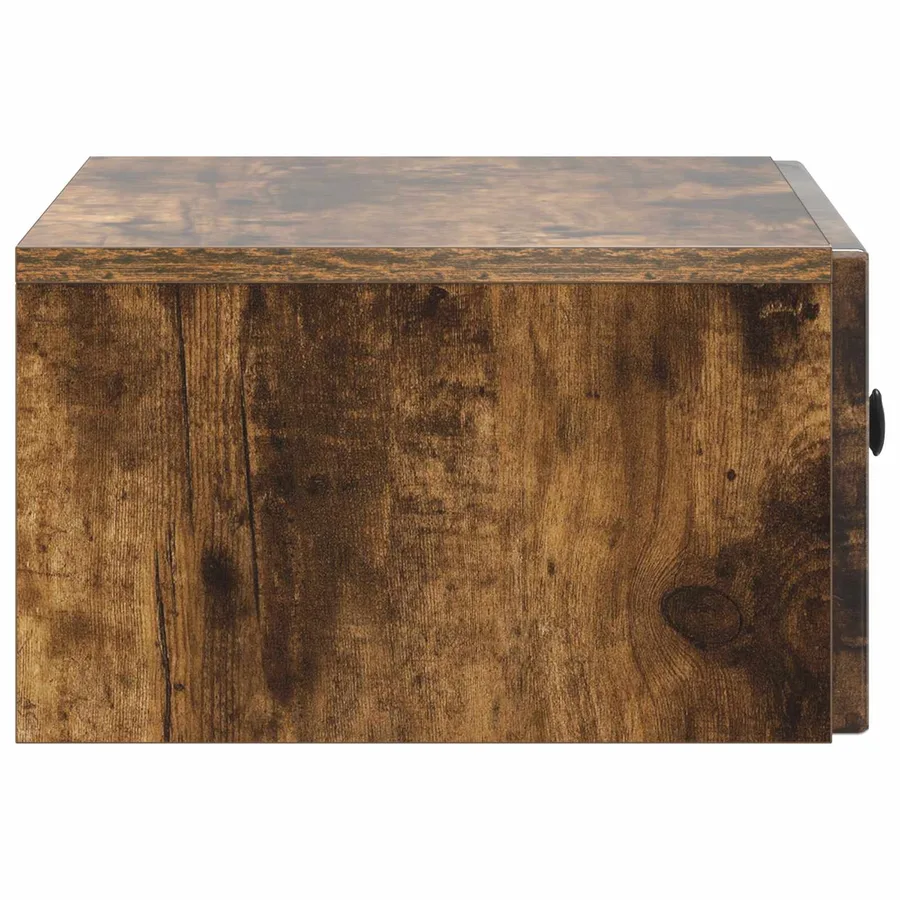 Cabinet de chevet mural Chêne fumé 49 x 34,5 x 20 cm - 6