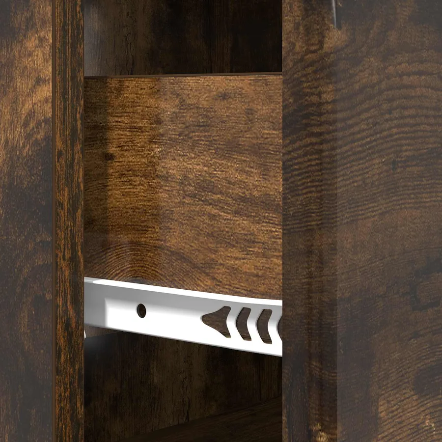 Armoire à tiroirs Chêne fumé 66 x 34,5 x 90 cm - 10