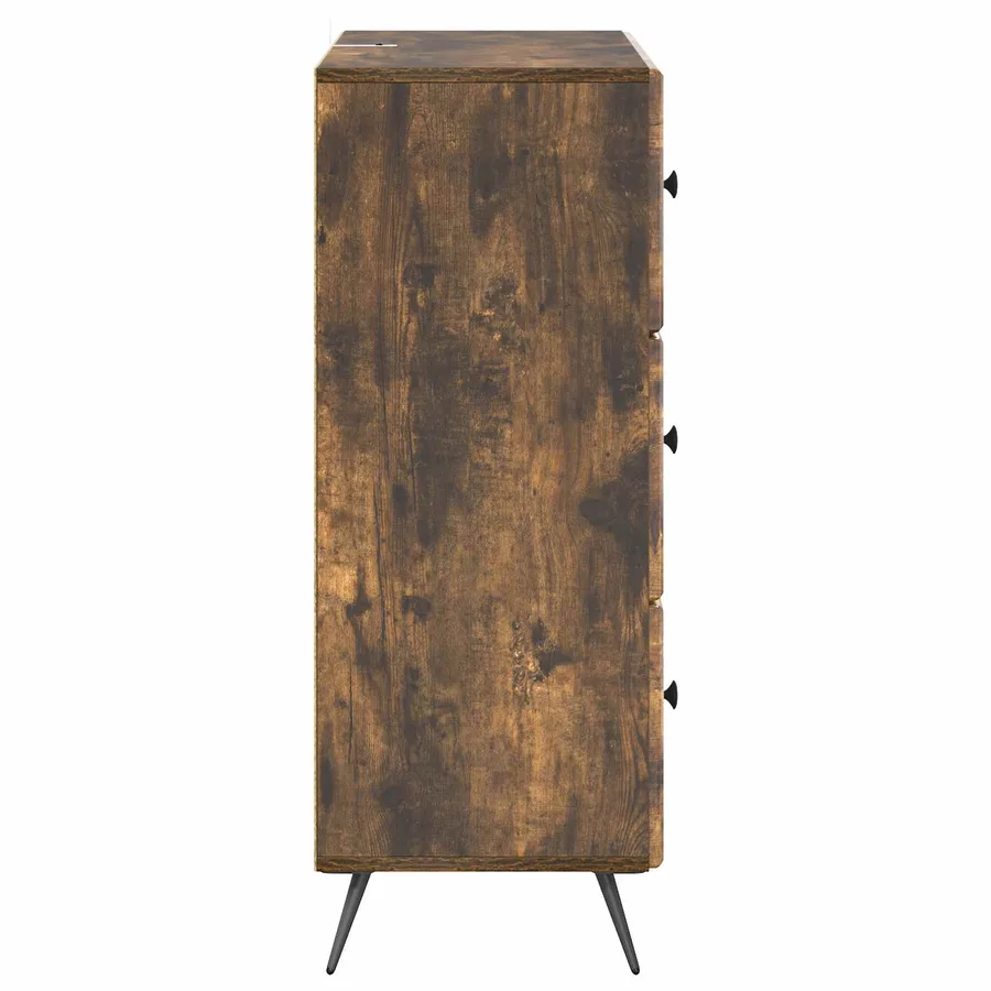Armoire à tiroirs Chêne fumé 66 x 34,5 x 90 cm - 7