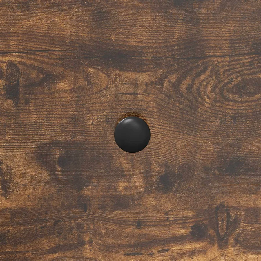 Armoire à tiroirs Chêne fumé 66 x 34,5 x 90 cm - 9