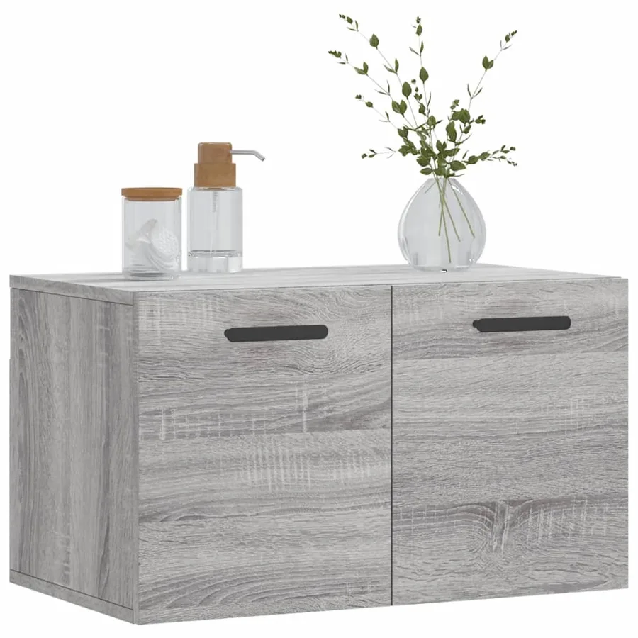 Armoire murale Sonoma gris 60x36,5x35 cm Bois d'ingénierie - 3