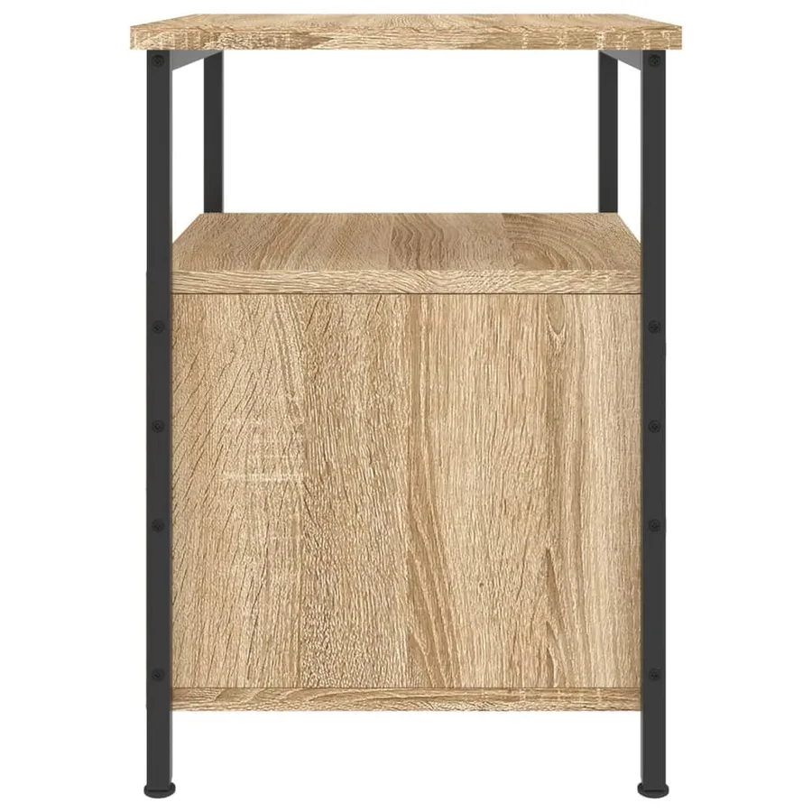 Table de chevet chêne sonoma 34x35,5x50 cm bois d'ingénierie - 7