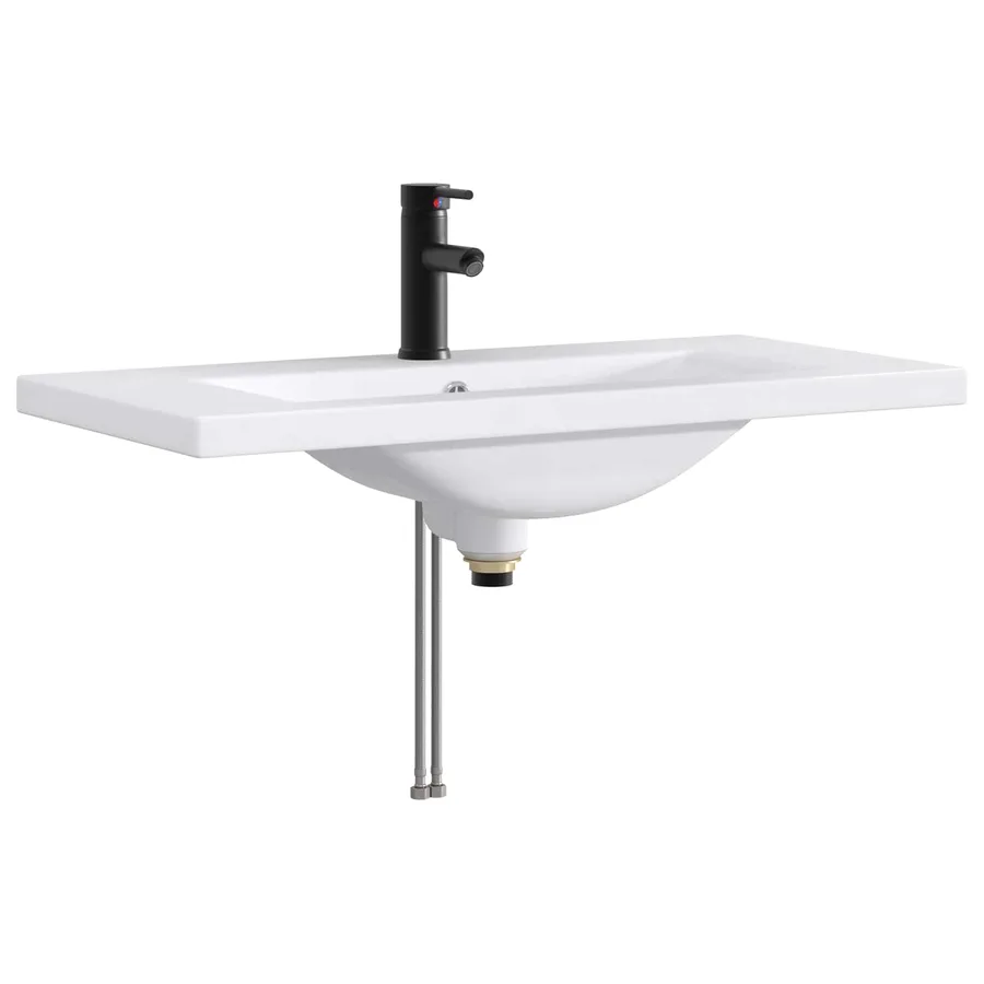 Ensemble de mobilier de salle de bain Blanc 78,5 x 37,5 x 81 cm - 5