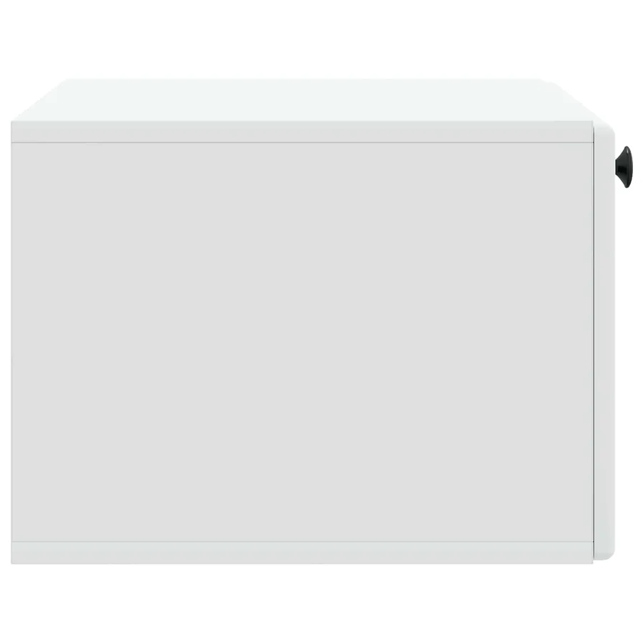 Meuble TV mural 59,5 x 41 x 30 cm Blanc Bois d'ingénierie - 7