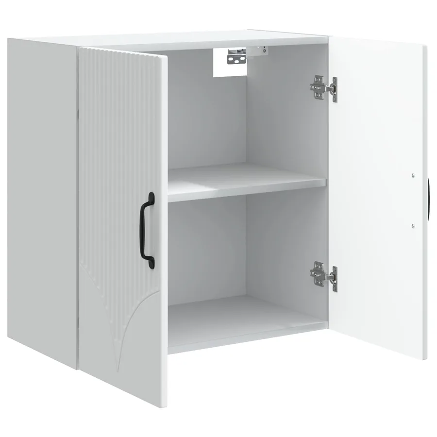 Armoire Murale Blanc 59 x 31 x 60 cm Bois d'ingénierie - 3