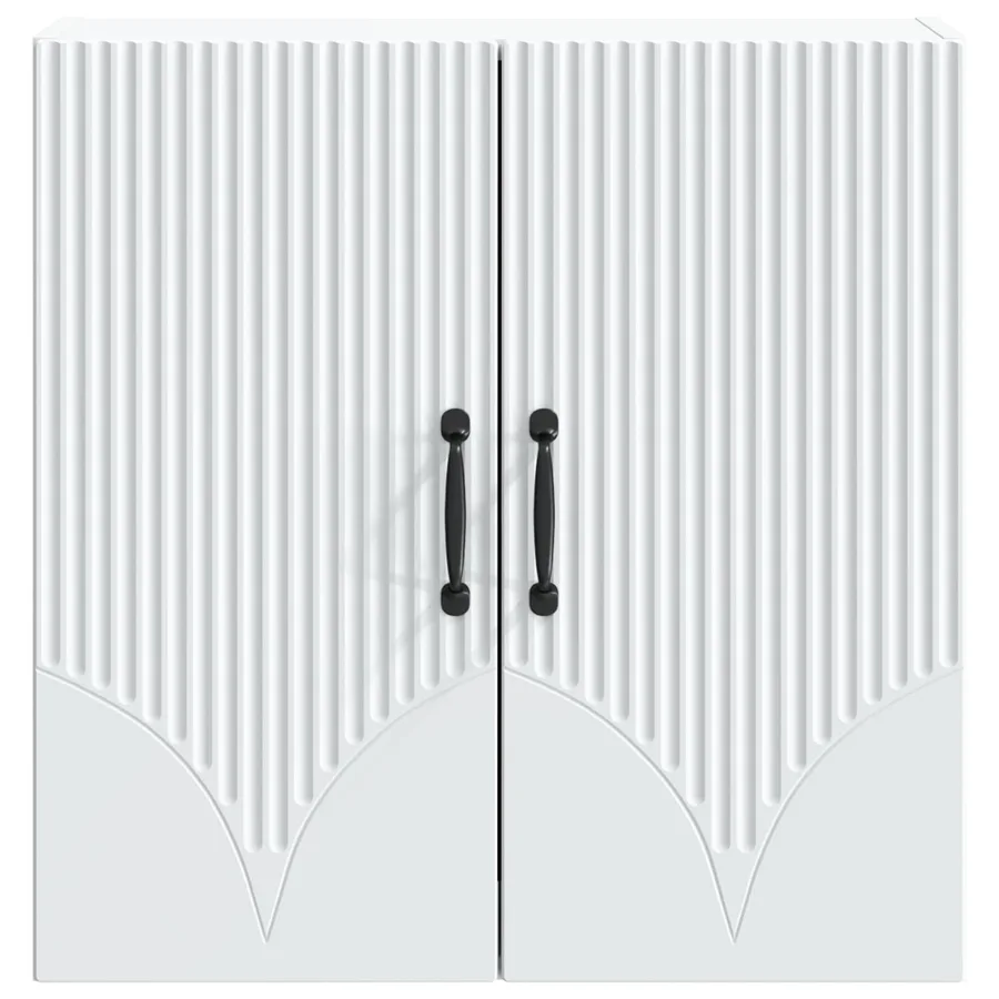 Armoire Murale Blanc 59 x 31 x 60 cm Bois d'ingénierie - 4