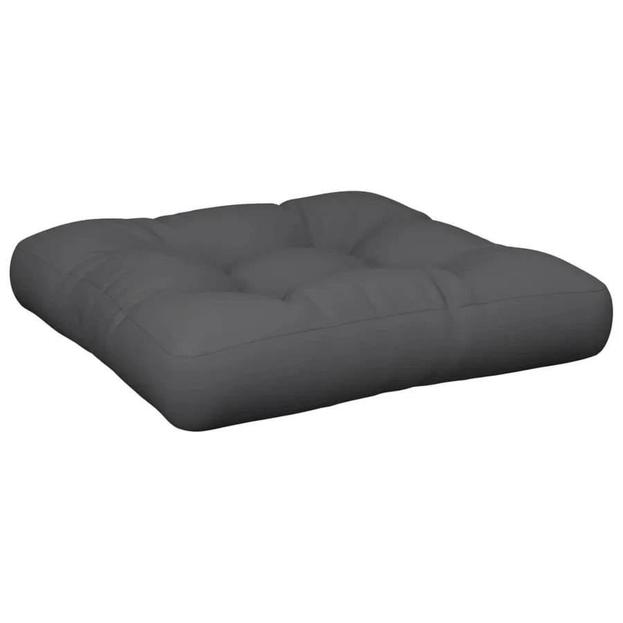 Coussins de palette lot de 2 anthracite tissu - 4