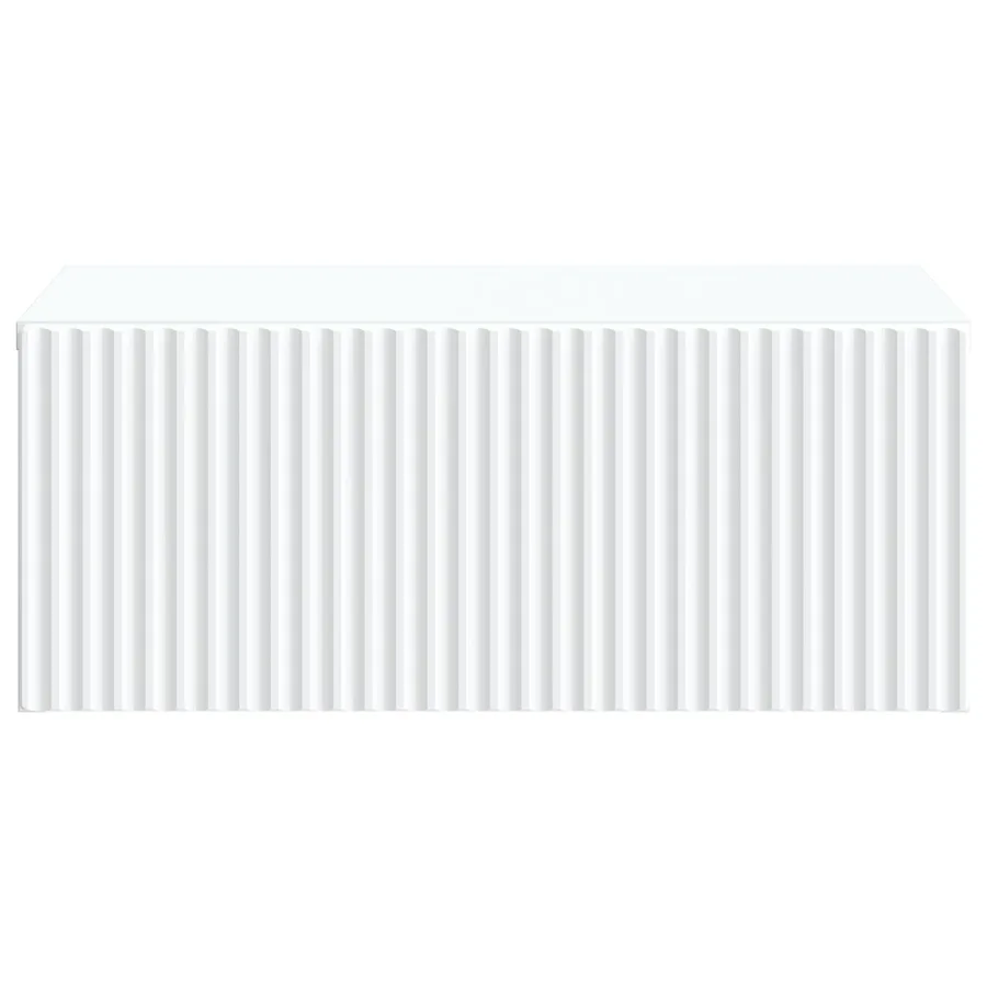 Cabinet de chevet mural 2 pcs Blanc 49 x 34,5 x 20 cm - 7
