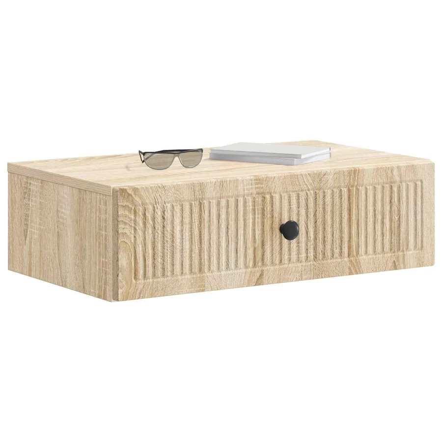 Table d'appoint murale Chêne Sonoma 59 x 34,5 x 17 cm - 3