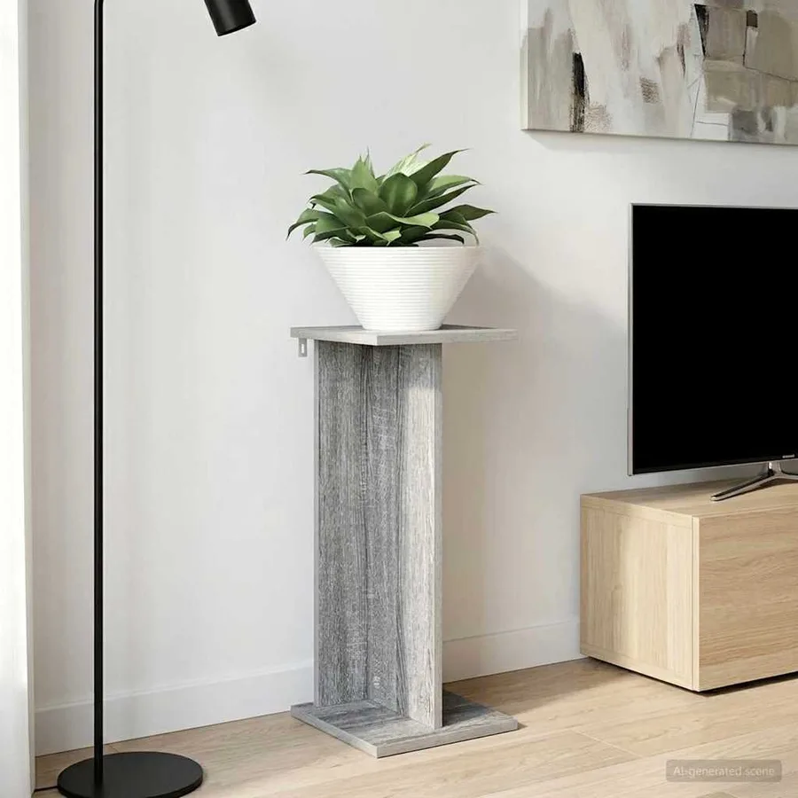 Support de Plante 2 pc Gris Sonoma 25 x 25,5 x 60,5 cm - 4