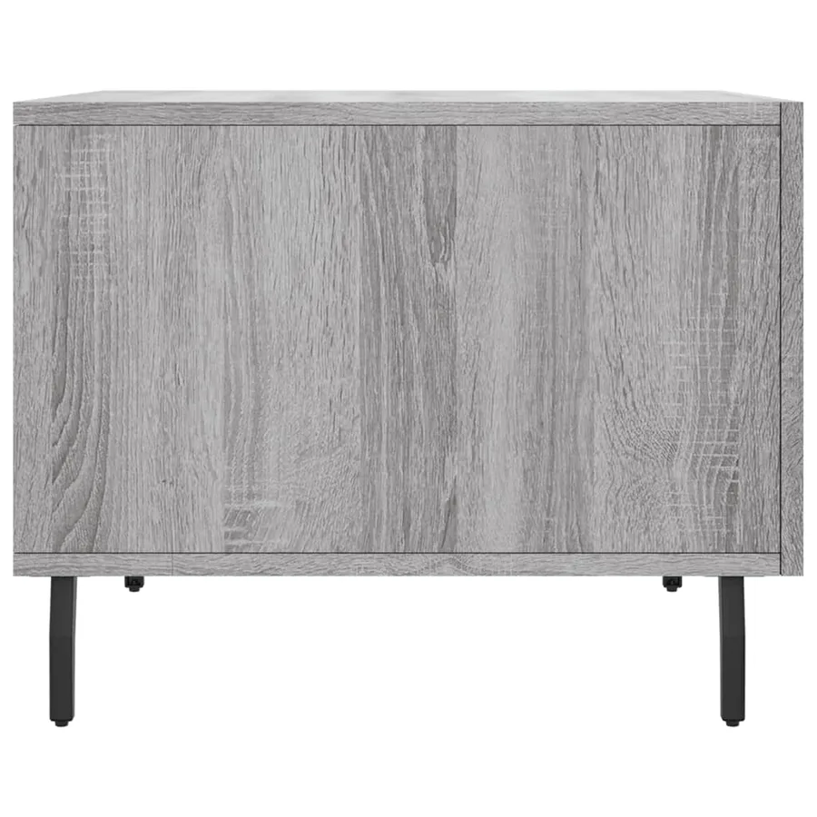 Table basse Sonoma gris 50x50x40 cm Bois d'ingénierie - 7