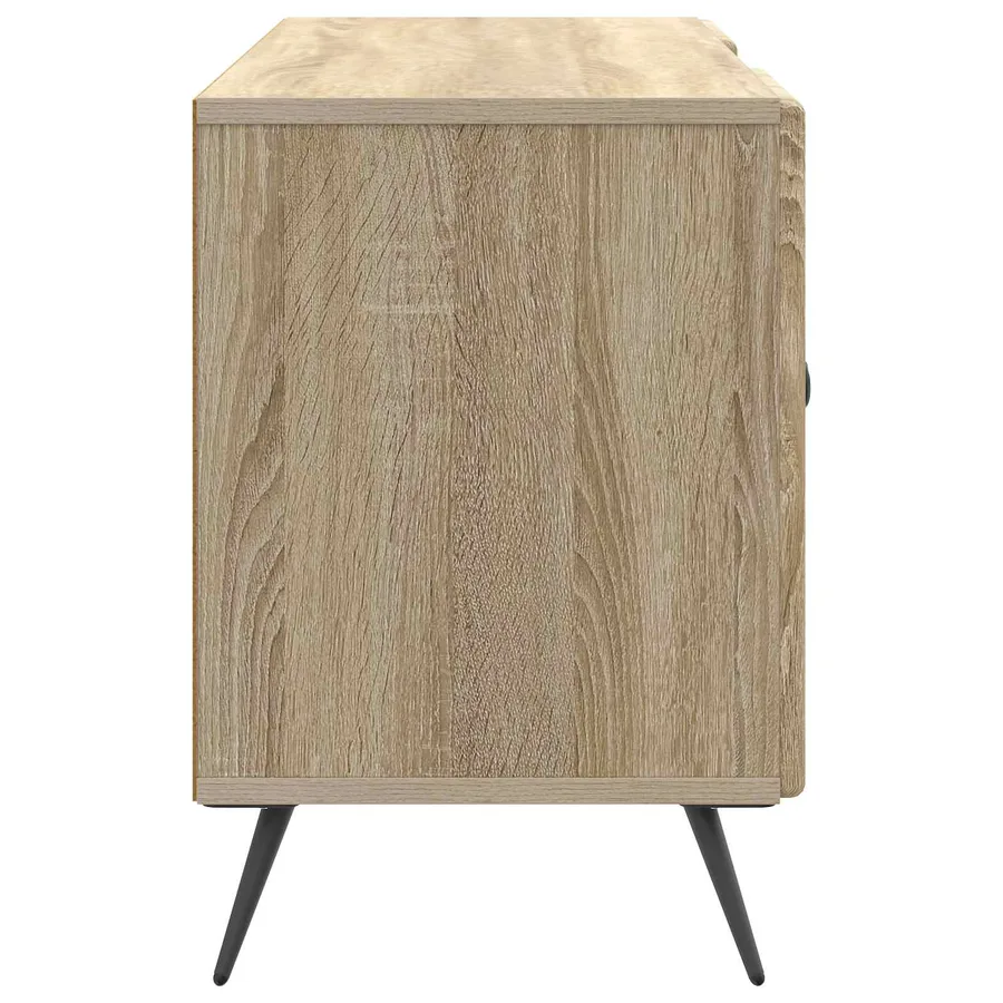 Meuble TV Chêne Sonoma 102 x 34,5 x 50 cm Bois d'ingénierie - 7