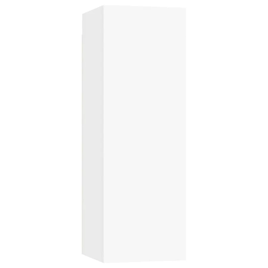 Meuble TV Blanc 30,5x30x90 cm Bois d’ingénierie - 2