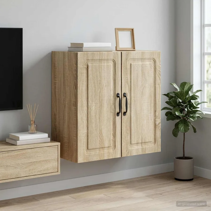 Armoire Murale Chêne Sonoma 59 x 31 x 60 cm Bois d'ingénierie
