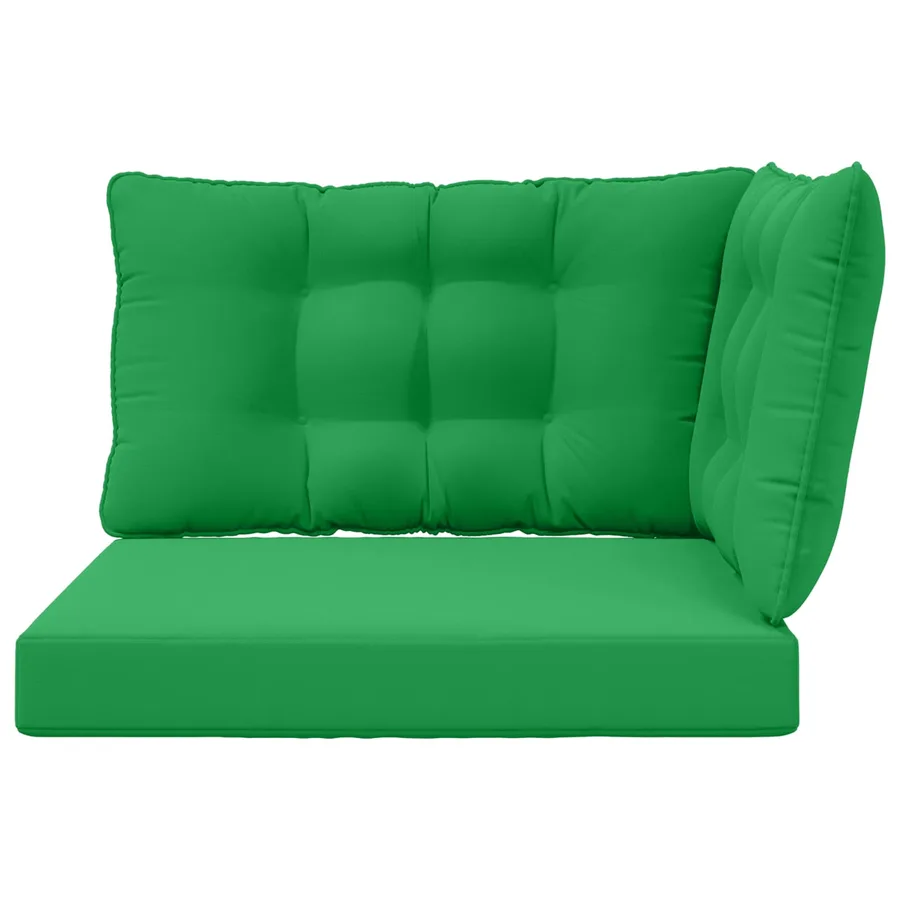 Coussin de canapé d'extérieur Polyester Vert 80 x 43 x 10 cm - 6