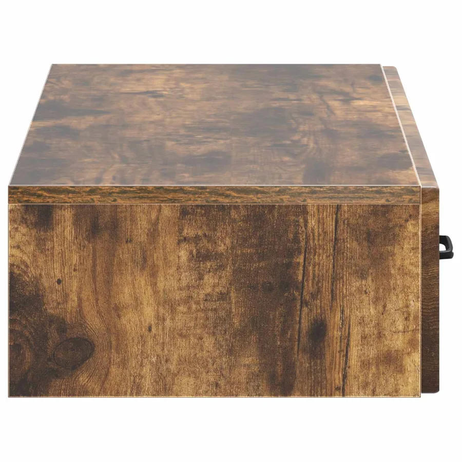 Table d'appoint murale Chêne fumé 87,5 x 34,5 x 17 cm - 6