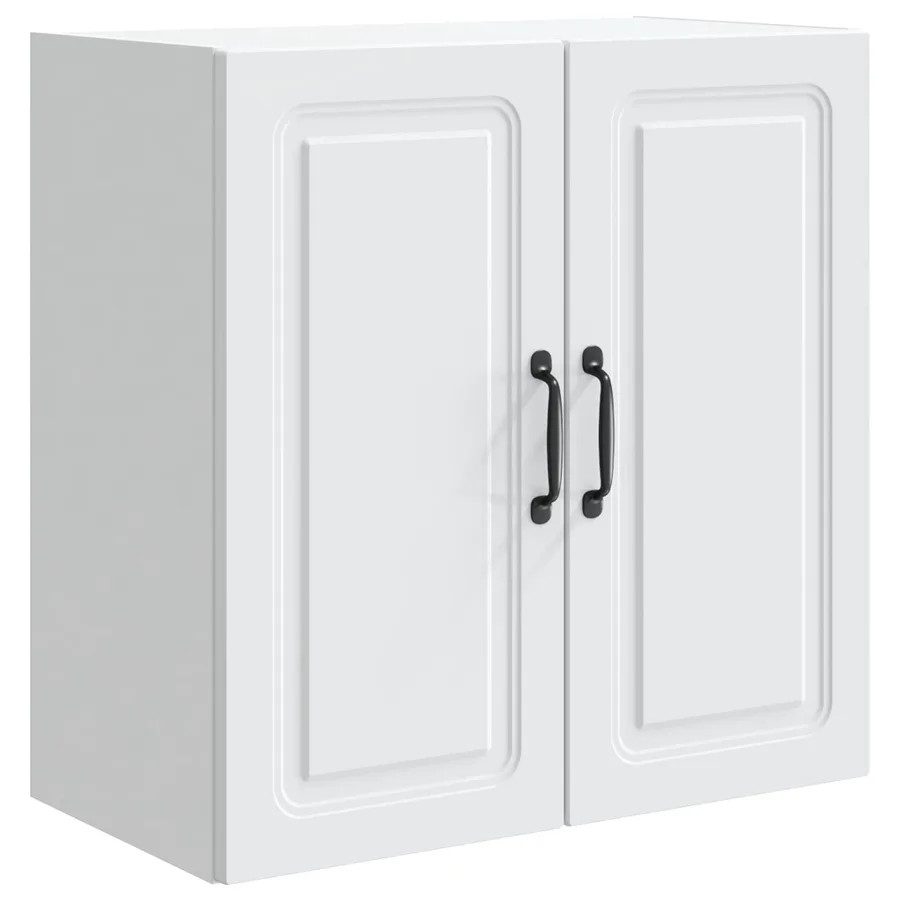 Armoire Murale 59 x 31 x 60 cm Bois d'ingénierie Blanc - 2