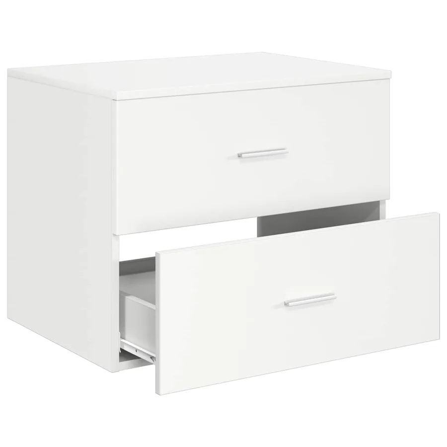 Meuble de Salle de Bain Suspendu Blanc 62,5 x 44,5 x 50 cm - 3