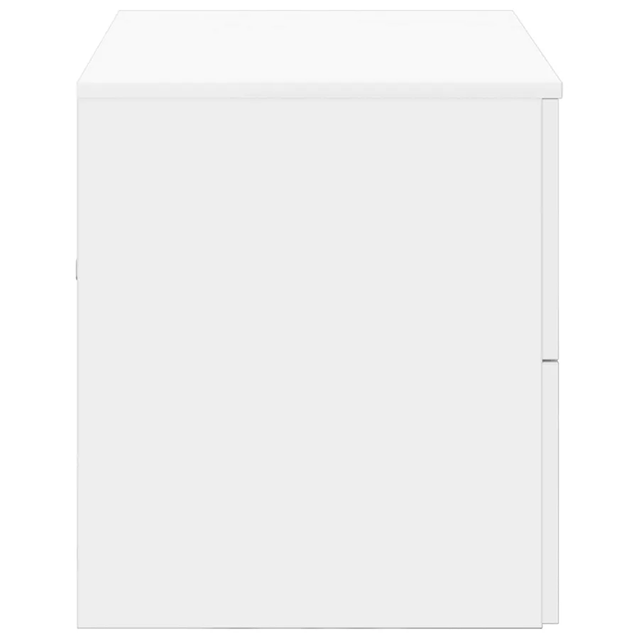 Meuble de Salle de Bain Suspendu Blanc 62,5 x 44,5 x 50 cm - 4