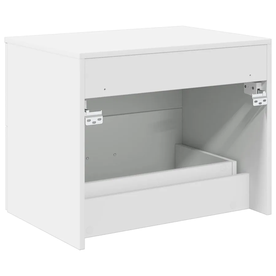 Meuble de Salle de Bain Suspendu Blanc 62,5 x 44,5 x 50 cm - 5