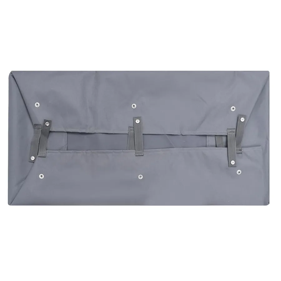 Bâche de chariot de jardin Gris foncé 81x41x21 cm Tissu - 2