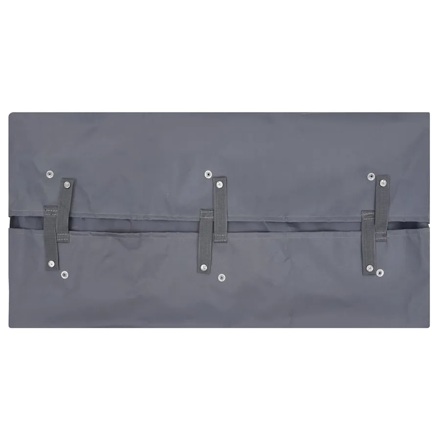 Bâche de chariot de jardin Gris foncé 81x41x40 cm Tissu - 2