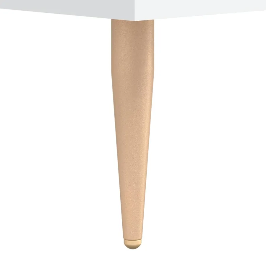 Buffet blanc 90x34x80 cm bois d'ingénierie - 7
