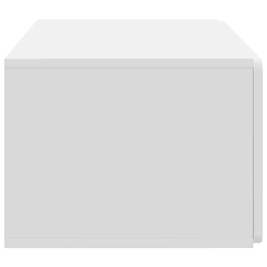 Meuble TV mural 59,5 x 41 x 30 cm Blanc Bois d'ingénierie - 7