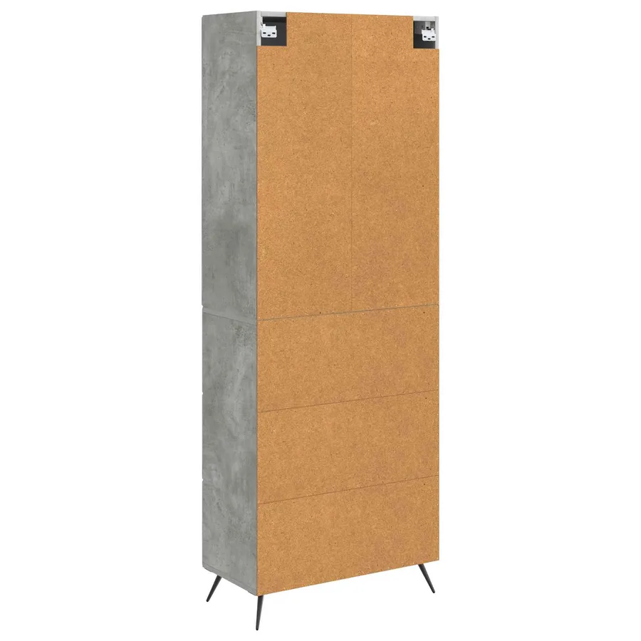 Ensemble de Meubles 2 pcs Gris béton 66 x 34,5 x 90 cm - 7