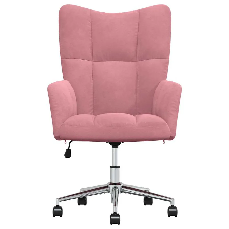 Chaise de relaxation Rose Velours - 3