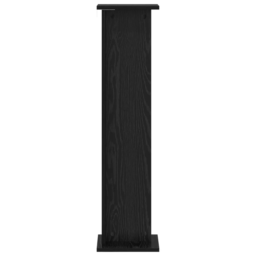Support de Plante 2 pc Chêne Noir 25 x 25,5 x 100,5 cm - 7